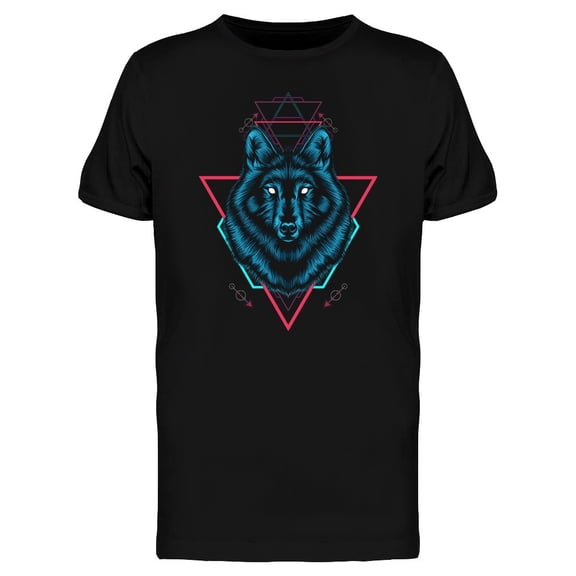 Wolf Geometry Triangle Logo Tee Men's -Image by Shutterstock