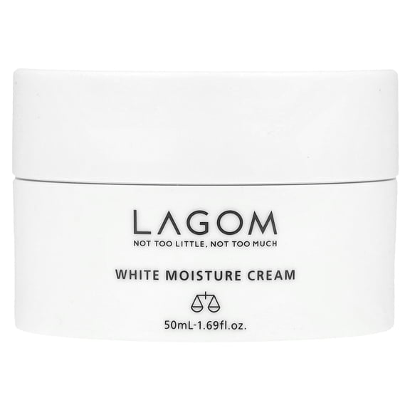 LAGOM White Moisture Cream, 1.69 fl oz (50 ml)