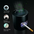 thumbnail image 6 of Aluminum Alloy Smokeless Ashtray purifier, 3 in 1 USB Rechargeable Smoke Grabber Ashtrays with Filter for Home and Office,Black, 6 of 6