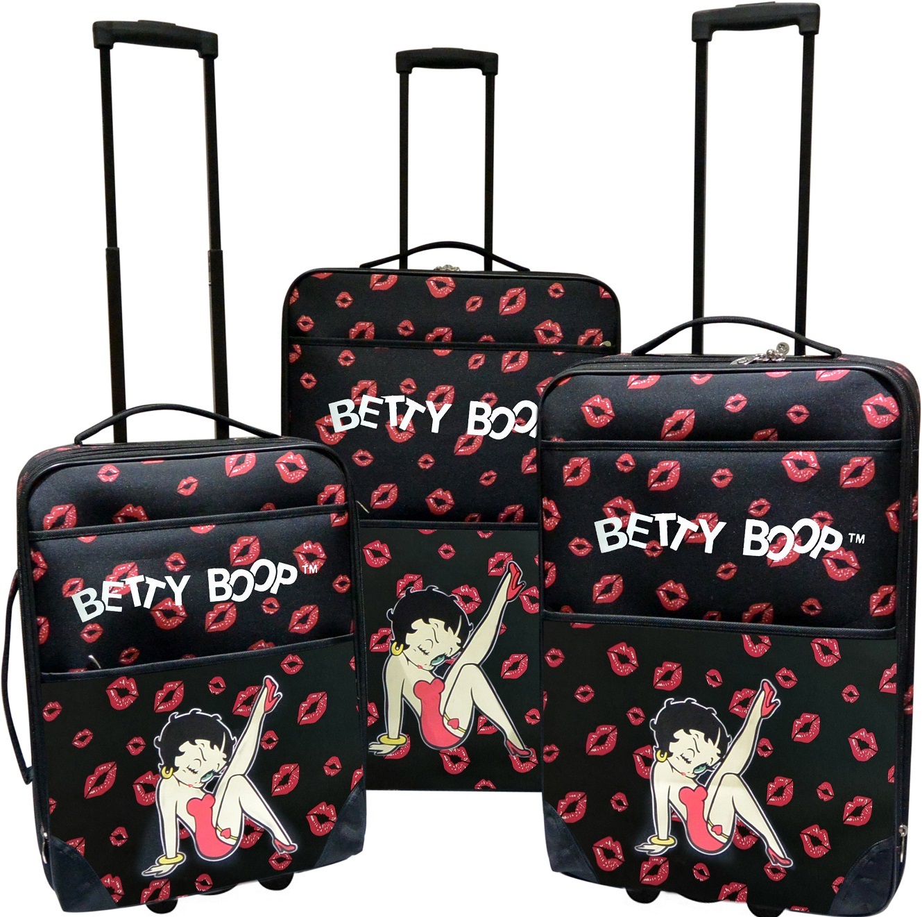 betty boop hard shell luggage