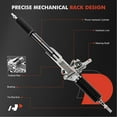 thumbnail image 2 of A-Premium Power Steering Rack and Pinion Assembly, with Boots, Compatible with Ford F-150 2009-2010, 4.2L 4.6L 5.4L 6.2L, Replace for # 9L3Z3504B AL3Z3504C, 2 of 8