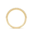 thumbnail image 2 of Moissanite Mens Band Ring for Wedding, Classic Half Eternity Band (D-VS1 Grade), 10K Yellow Gold, US 13.00, 2 of 9
