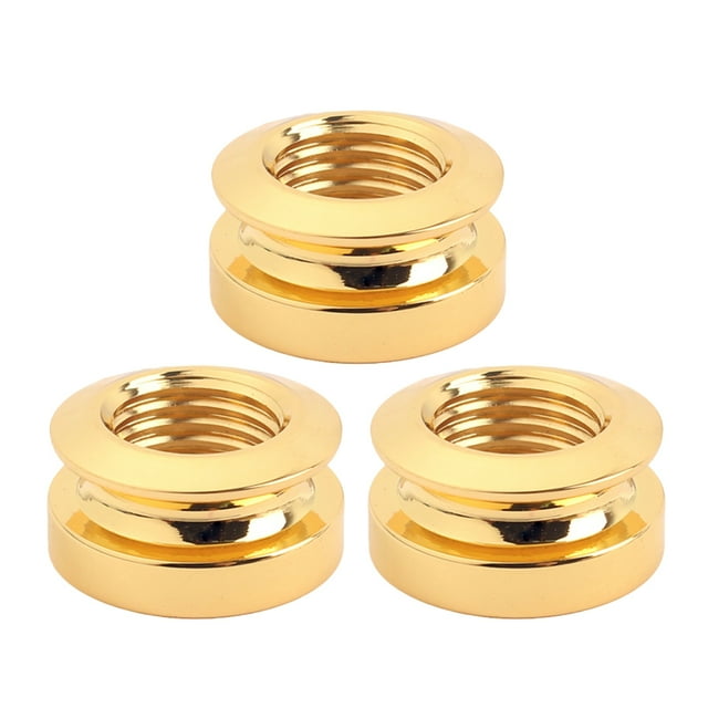 Milisten 3 Pcs Remplacement de Sangle de Cric de Guitare Dorée, Accessoire de Basse de Guitare GT310