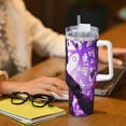 thumbnail image 6 of Lsque Five Nights At Freddy'S Pattern 40 OZ Ice Bully Cup with Handle and Straw, Double Wall Stainless Steel Tumbler Travel Coffee Cup with Lid for Christmas Present, 6 of 8