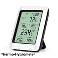 thumbnail image 2 of Intelligent Temperature Humidity Meter with LCD Digital Display Screen Digital Thermometer Hygrometer with Time Alarm, 2 of 8