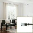 thumbnail image 4 of Versailles - Crystale Luvina Finial Curtain Rod Set, Adjustable Length from 30" to 78", Silver, 4 of 5