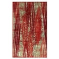 thumbnail image 2 of BNM Modern Brushstroke Non-Slip Washable Indoor Area Rug, 8' x 10', Orange, 2 of 4