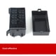 thumbnail image 3 of Kenally Bloque de fusibles de 6 vías a prueba de polvo para coche, panel de distribución de energía, portafusibles, caja con tapa, accesorios para Paneles de instrumentos para automóviles Kenally VI017887-00B, 3 of 6