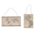 thumbnail image 2 of Doll Mini World Map, Clear Printing  1:12 Scale Safe Decoration Mini Wall Chart World Map  For Home For Child, 2 of 8