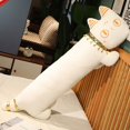 thumbnail image 4 of Almohada larga de felpa para gato, cojín suave para dormir, almohada para siesta, muñecas de animales de peluche Kawaii, juguete para gato egipcio negro, regalo para niños, 4 of 4