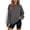 # Dark Grey, variant on Womens Sweatshirts Long Sleeve Shirts for Fall Tops Crew Neck Winter Clothes Fleece Lined Loose Fitting Tops for Women Brown L