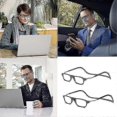 thumbnail image 2 of Gafas de Lectura Magnéticas Flexibles para Colgar en El Cuello Yashi Plegables Ajustables Transparentes Potencia 150, 2 of 3