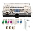 thumbnail image 2 of ANL Fuse Holder, 3 IN 2 OUT Car Stereo Fuse Holder Universal Overcurrent   For Boat For RV, 2 of 8