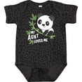 thumbnail image 3 of Inktastic My Aunt Loves Me Cute Panda Boys or Girls Baby Bodysuit, 3 of 5