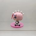 thumbnail image 3 of New Rem Figure, 8pc Q Version Eight Pieces Pink Base Rem Action Figure 10cm/3.9inch PVC Anime Character Statue Model Desktop Ornament Gifts, 3 of 9