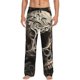 thumbnail image 1 of Fotbe Vintage Pattern Flower Skull Pantalones de Pijama para Hombre, Pantalones de Dormir, Pantalones de Casa con Cintura Ajustable y Bolsillos-Small, 1 of 6