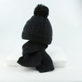 thumbnail image 3 of Aihuaihua Kids Winter Knit Beanie Hat Scarf Set 2 Piece Pom Pom for Boys Girls, 3 of 5