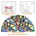 thumbnail image 4 of Sikiie Colored Glass 30-48 inches {designName} Print Christmas Tree Skirt Snowman Xmas Tree Skirt with Edge Christmas Decorations for Holiday Party30", 4 of 7