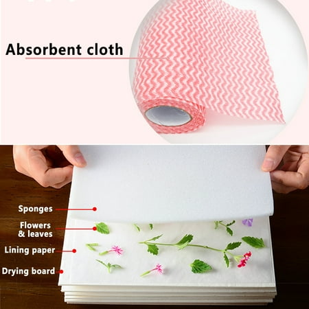 Jiyike 30pcs Flower Pressing Paper Plants Specimen Pressing Paper