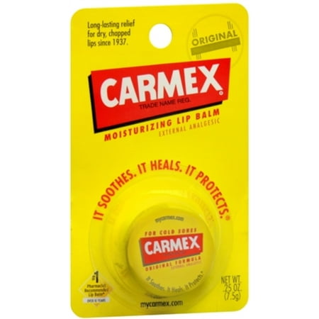 Carmex Baume à lèvres hydratant, Original 0,25 oz (Pack de 3)