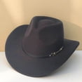 thumbnail image 4 of Chapeau de Cowboy Western Classique pour Loisirs Extérieurs Quotidiens et Style Campagnard, Résistant au Soleil, 4 of 4