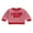 Red, variant on BemeyourBBs Toddler Baby Boy Girl Valentine Sweatshirts Outfit Lover Boy Embroidery Long Sleeve Stripes Pullovers Tops