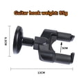 thumbnail image 2 of 2Pcs Guitar Hook Guitar Wall Hanger Guitar Wall Mount Guitar Hanger Wall Hook Holder Stand with Screws U-Shaped Sponge Protection Exquisitely crafted surface for Universal Guitar, 2 of 5