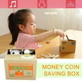 thumbnail image 4 of Piggy Bank Cat Steal Money Coin Saving Box Pot Case Battery Operated Gift Perfect Piggy Bank For Home And Office Desks, 4 of 9