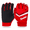 Black/Red, variant on Franklin Sports Youth Football Receiver Gloves - Shoktak Youth Gloves - Kids Football Gloves - High Grip Football Gloves - Royal - Youth Large