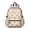 Corgi and Polka, variant on Boston Terrier and Sun Gray Pattern Backpack for School, Cute School Bag with Adjustable Shoulder Straps and Padded Back, 13.4"x11"x4.7"