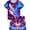 Stars shark, variant on WIBACKER 2-Piece Summer Pajamas for Kids Boys Game Console Short Sleeves Tee and Shorts Toddler Cool PJs Set Size 3-12Y