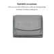 thumbnail image 4 of Sonducket Cartera de cuero portátil, diseño Simple, monedero de almacenamiento plegable, bolso de viaje para fiestas, compras, tarjetero de Carteras Azul, 4 of 6