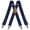 Blue, variant on 1pc Men'S Adjustable 1.37Inch Wide X-Back with 4 Snap Hooks, Elastic Suspenders Trouser Braces, Gifts for Him Dad Grandpa Husband