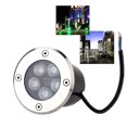 thumbnail image 2 of White 3W DC12V Waterproof Led Light Ip67 Outdoor Buried Garden Path Spot Recessed Inground, 2 of 5