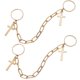 thumbnail image 5 of unbranded 2Ud Anillos Con Cruz Dorados Estilo Gótico Ajustables Para Mujer, 5 of 7
