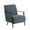Blue Gray, variant on GDF Studio Modern Upholstery Lounge Chairs, Accent Armchairs with Metal Frames, Blue Grey, Set of 2