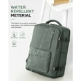 thumbnail image 6 of Lightweight Travel backpacks for Adults, Flight Personal Carry on Backpack for Women Men, Approved Airlines Back Pack Carry-ons Mochilas de Viaje, Waterproof Luggage Laptop Backpack Olive-Green, 6 of 9