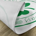 thumbnail image 5 of Ambesonne Colorful Place Mats Set of 4, Irish Shamrock, Standard Size, White and Green, 5 of 6