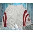 thumbnail image 1 of Rockets Retro Full Embroidered Zipper Pocket Shorts Basketball Embroidered Shorts Shorts Copy Player Name Jersey, 1 of 2