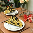 thumbnail image 3 of Iauyy Satin Napkins Set of 6- Beautiful Butterfly- Yellow DIY Printing Decoration Cloth Napkin- Easy Care for Home/Party, 3 of 8