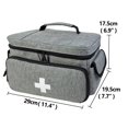 thumbnail image 4 of Bolsa De Almacenamiento De Medicamentos, Organizador De Frascos De Pastillas Con Cerradura VacíA Con Bolsas PortáTiles Con Cremallera, Caja De Medicamentos Para Viajes En Casa, B, 4 of 5