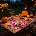 thumbnail image 7 of Maple Leaf Fall Placemat, Harvest Table Decor Mat, Pad for Thanksgiving Halloween Dinner Party, 7 of 7