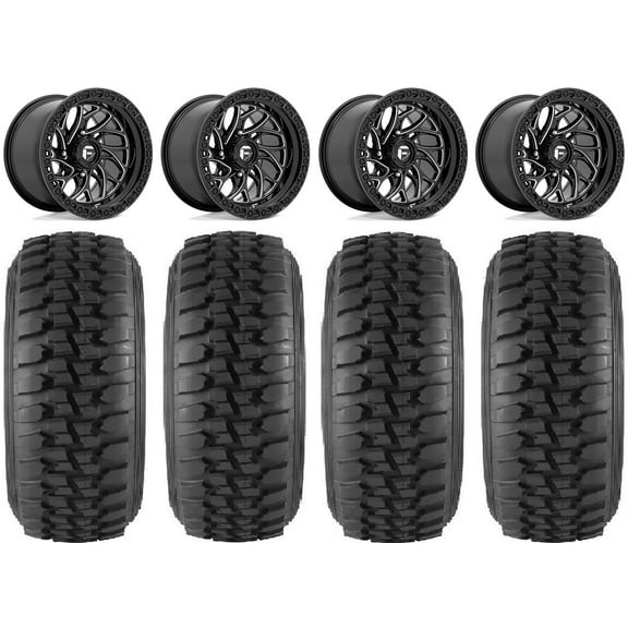 Fuel Runner 15" Wheels Bk 32" DS Soft Tires Sportsman RZR Ranger