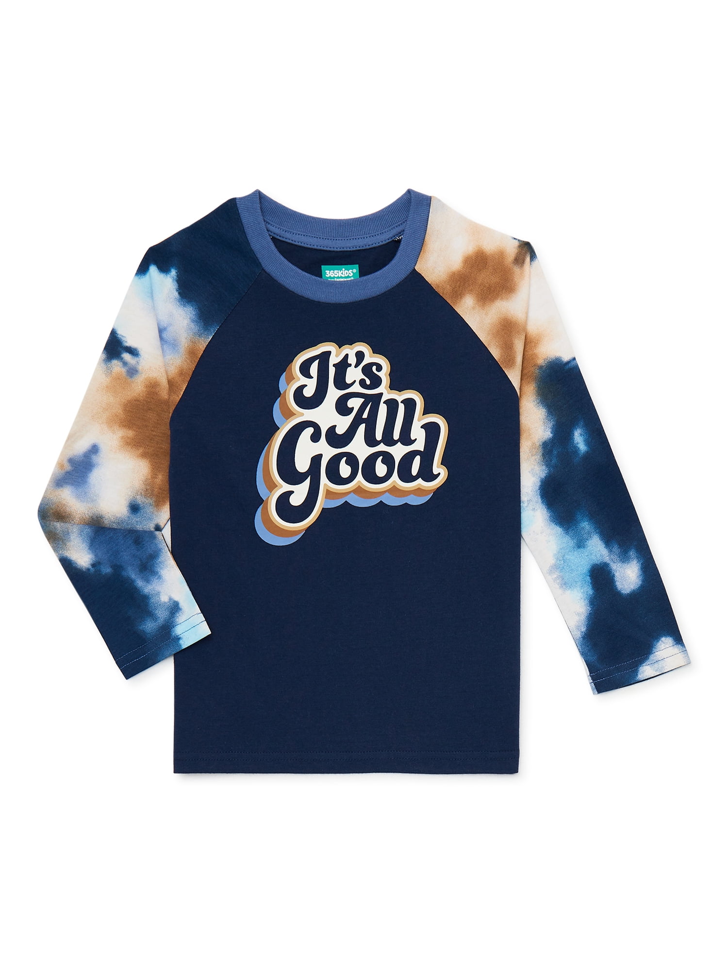 365 Kids From Garanimals Boys Long Sleeve Raglan Solid T-Shirt