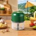 thumbnail image 4 of Electric Garlic Chopper, 2026 New Mini Food Processor & Food Chopper for Kitchen, Portable Cordless Garlic Mincer with Stainless Steel Blades, Small Vegetable Chopper for Onion Salad, 4 of 6