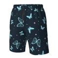 thumbnail image 3 of Wukai Beautiful Butterflies Print Beach Trunks with Compression Liner Swimsuit Quick Dry Beach Sports Shorts with Pocket-Large, 3 of 8
