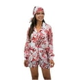 thumbnail image 1 of Birdeem Ensemble Mode Vintage pour Femmes Chemise et Short Turban Trois Pièces Manches Courtes Col Rond Haut/chemise, 1 of 1