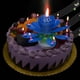 thumbnail image 1 of Rotating Music Lotus Cake Candle Birthday Party Magical Flower Blossom Candle, 1 of 5