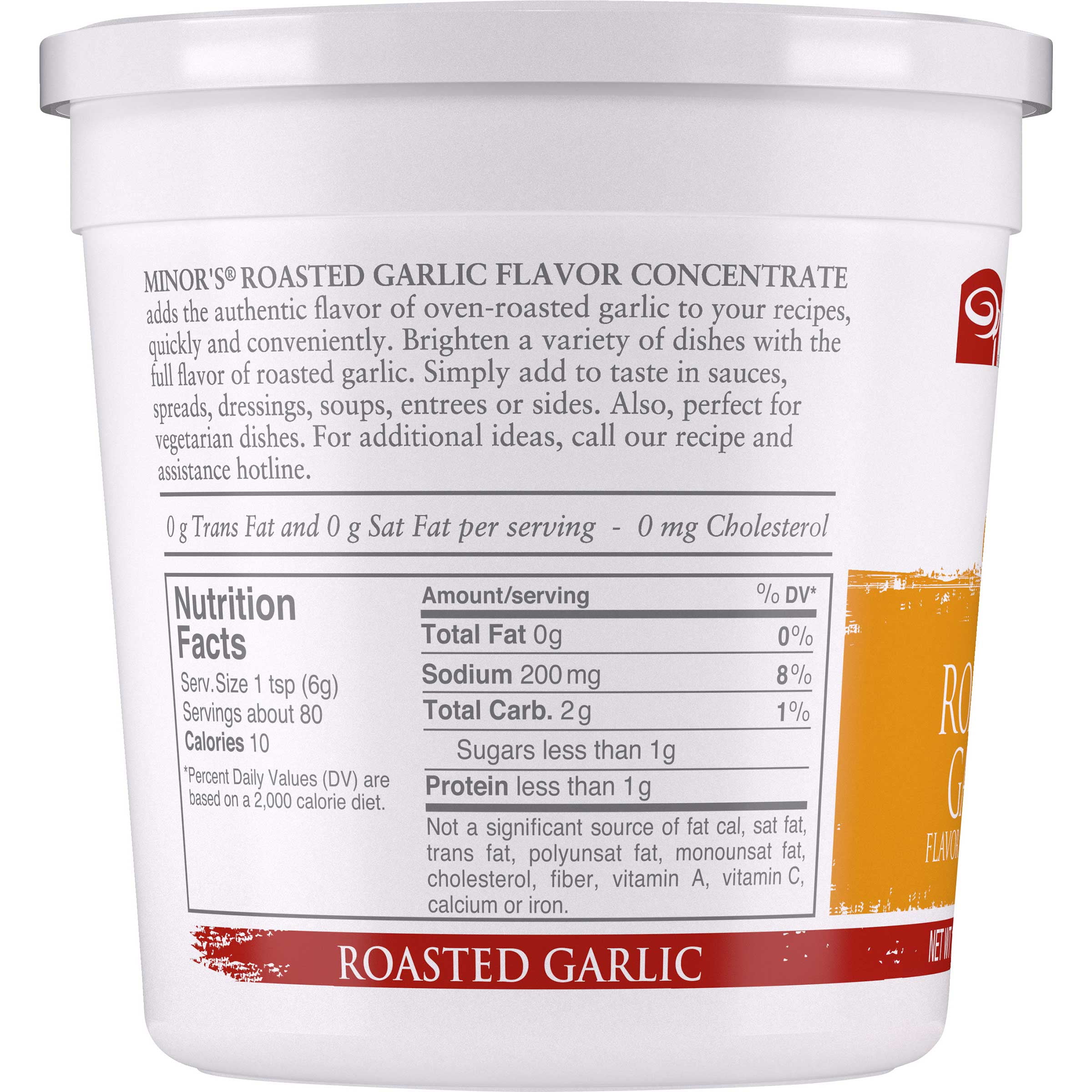 Nestle Minors Roasted Garlic Flavor Concentrate, 1 Pound - 6 per case.