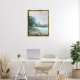 thumbnail image 2 of Stupell Industries Serene Riverside View Landscape & Nature Painting Gold Floater Framed Canvas Art Print Wall Art, 25 x 31, 2 of 9